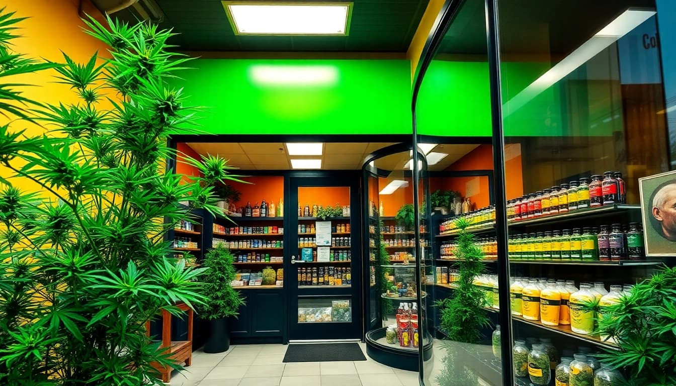 Discover where can i buy weed near me at a welcoming cannabis dispensary with vibrant products.