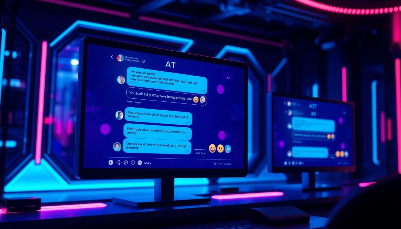 Intimate AI porn chat interface showcasing vibrant interaction.