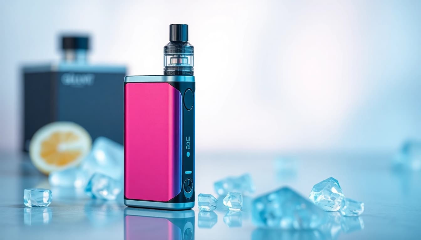 Электронная сигарета Elf Bar Ice King 30000 с ярким дизайном и ледяным эффектом