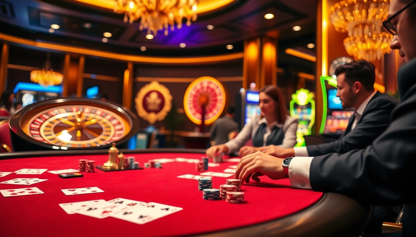 Experience the excitement of Nhà cái 13win with thrilling poker games and elegant casino visuals.