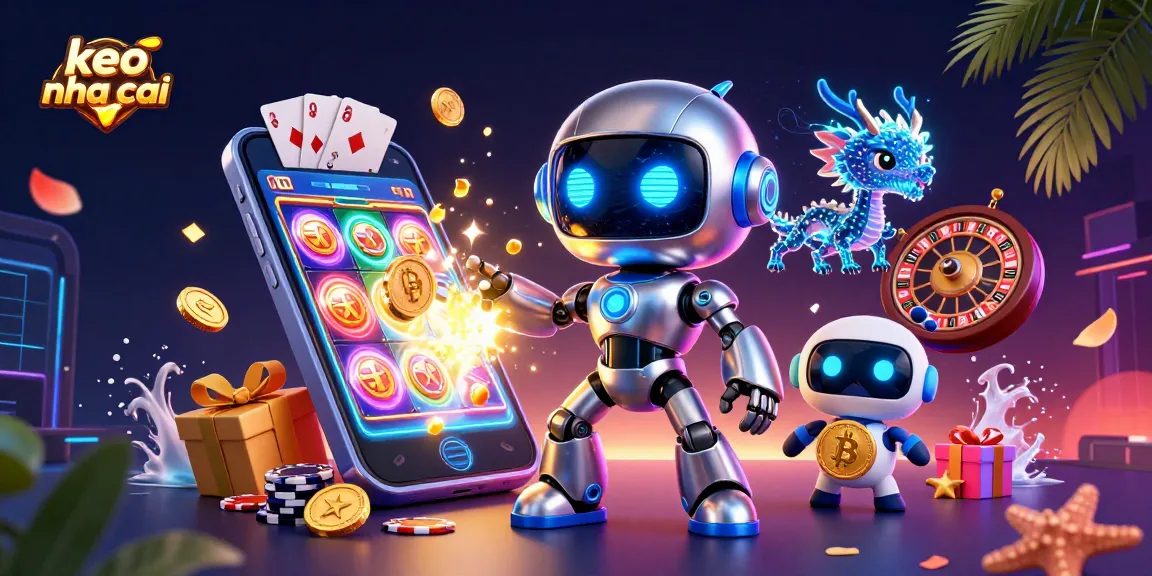 Bet on keo nha cai with a vibrant 3D casino scene filled with dynamic gaming elements.