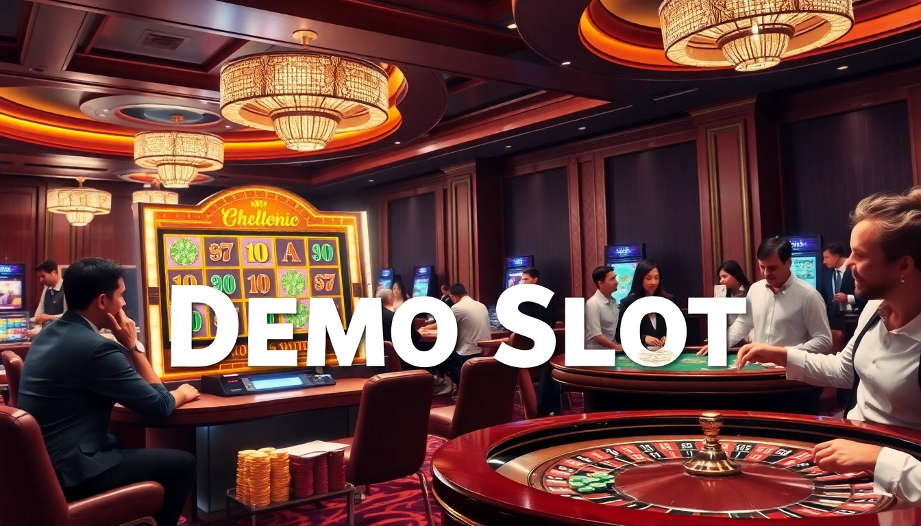 Experience the thrill of demo slot pragmatic with engaging slot machines and vibrant casino ambiance.
