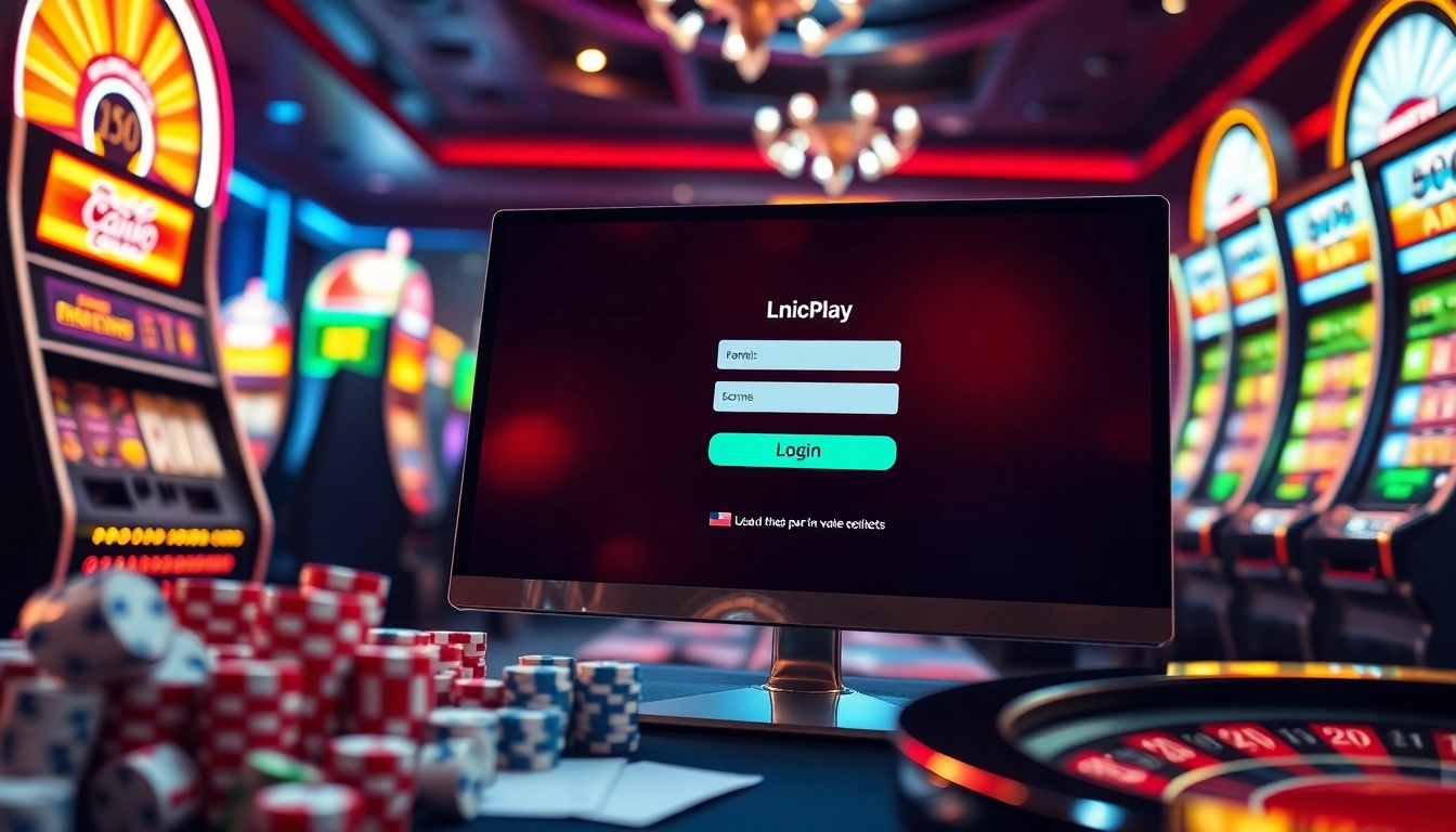 Engage with the thrilling Onicplay login experience at a vibrant online casino, filled with excitement and winning potential.