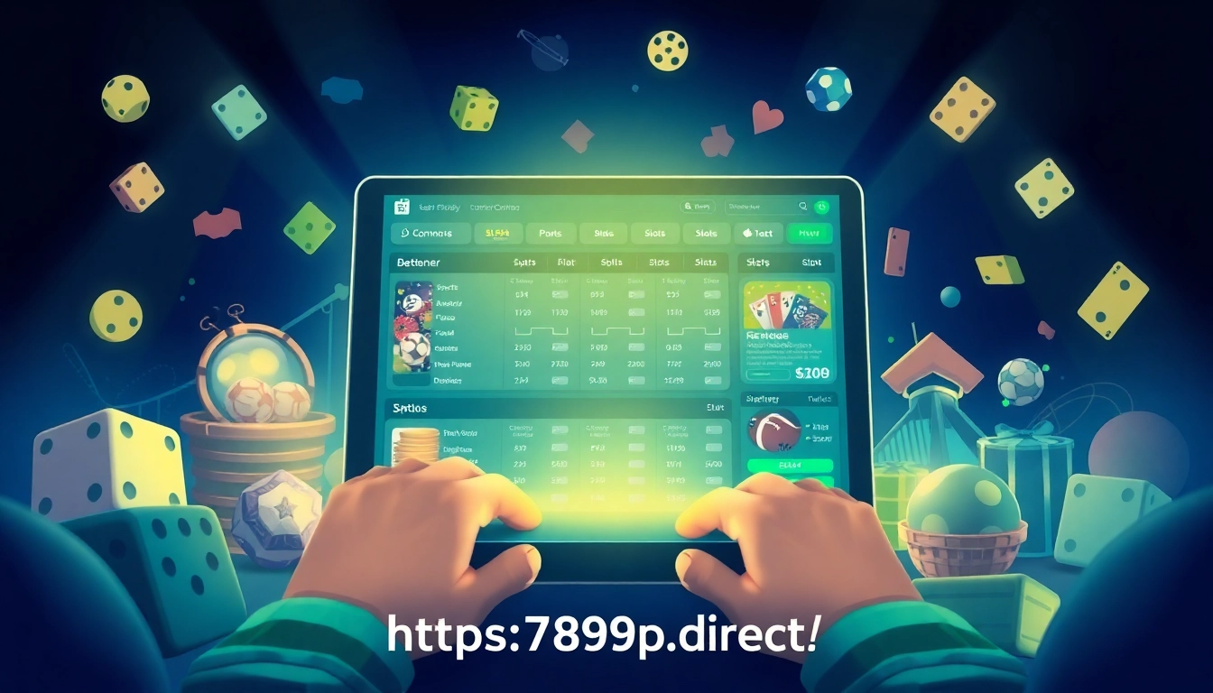 Engaging online betting experience at https://789p.direct/ with user-friendly interface showcasing sports and casino games.