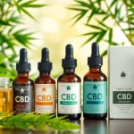 Högkvalitativa CBD-olja produkter inklusive ekologisk hampaolja och tinkturer som betonar naturlig välbefinnande och laboratorietestad renhet.