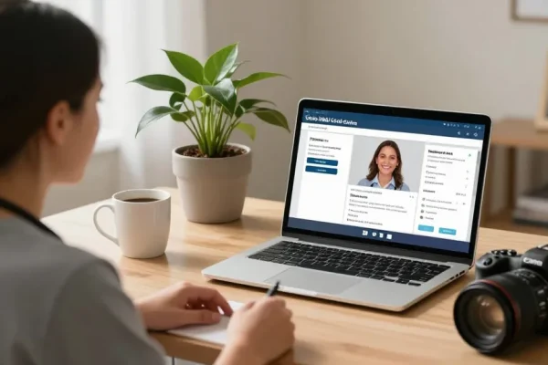 Consultation for Ohio MMJ Card online with a doctor in a home office setting